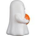 thumbnail image 2 of 10.5” Lighted Blow Mold Happy Ghost with Lit Eyes (Red), 2 of 6