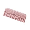 thumbnail image 1 of Long Bench Cover Bench Seat Furniture Protector for Living Room Hotel Decor Pink, 1 of 8