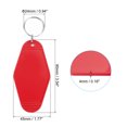 thumbnail image 2 of Unique Bargains Porte-Clés Vintage Motel Porte-Clés d'Hôtel Vierges Étiquette de Clé Rétro Losange, Rouge, Lot de 16, 2 of 7
