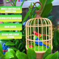 thumbnail image 2 of Bird Toys for Kids Singing & Moving Lifelike Talking Bird with Light in Cage Voice-Activated Fun Swinging LED Birds for Room Desk, Plush Interactive Toy Figures, 2 of 7