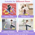 thumbnail image 4 of Gymax Poutres d'Équilibre pour Enfants avec Surface Texturée Antidérapante et Coussinet Inférieur Multicolore, 4 of 10
