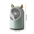 thumbnail image 3 of TIMIFIS Fan Cap Portable Misting Fan 400Ml Handheld Fan Rechargeable Battery Operated Spray Water Mist Fan Fans for Makeup Travel Outdoors Rechargeable Fan, 3 of 8