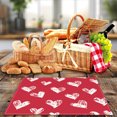 thumbnail image 5 of Fasiaou Valentine's Day Placemat Festive Party Dining Room Table Cover Home Kitchen Table Heat Mat,D, 5 of 5