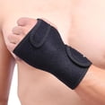 thumbnail image 3 of Attelle de Poignet pour Tunnel Carpien Confortable et Ajustable Soutien Poignet pour Arthrite et Tendinite Compression Poignet avec Soulagement de la Douleur pour Main Gauche --Noir&Rouge Unique, 3 of 4