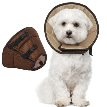 Kuoser Dog Cone Collar after Surgery, Soft Adjustable Recovery Cone Collar for Dogs, M