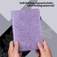 thumbnail image 4 of Tablet Coque For Samsung Tab A8 Case SM-X200 X205 X207 Emboss Flower Leather Wallet Flip Cover For Galaxy Tab A8 A 8 A 9 A9 Plus blue-flower A8 2021 SM-X200 X205, 4 of 6