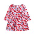 thumbnail image 2 of Robe Douce pour Nouveau-Né Robe en Coton Décontractée Automne pour 6M-5Y, 2 of 6