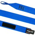 thumbnail image 2 of Meister Adult 180" Semi-Elastic Hand Wraps for MMA & Boxing (Pair) - Blue, 2 of 3
