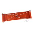thumbnail image 2 of jifeng Repose-Pieds Hamac Confortable Réglable pour Voyage Bureau au Travail Train Orange, 2 of 9