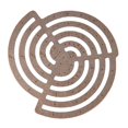 thumbnail image 1 of Abbracc Règle de Coupe d'Angle en Cuir Règle de Courbe Ensemble Pochoirs de Dessin Gabarits Géométriques A, 1 of 9
