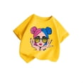 thumbnail image 3 of TZEWGL T-Shirts pour Enfants Impression Graphique Col Rond Manches Courtes Vêtements pour Filles Garçons Taille 7-8T, 3 of 5