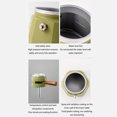thumbnail image 4 of 2 Cups Moka Pot, Aluminum Alloy, Flip Top Lid, Easy To Use, Compatible with All Stoves, Better Brewing Effect, 4 of 8