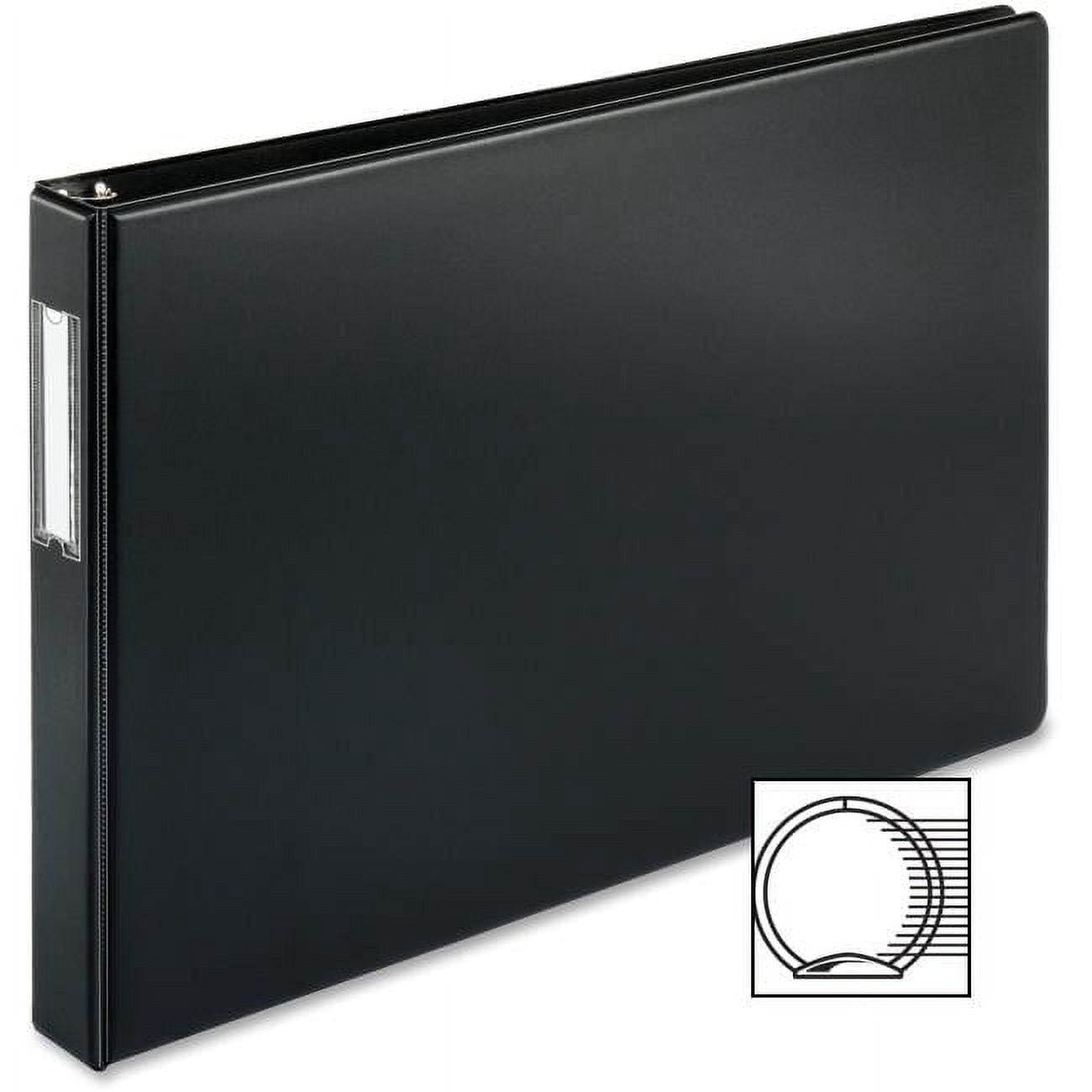 Bus. Source Tabloid-size Black Reference Binder