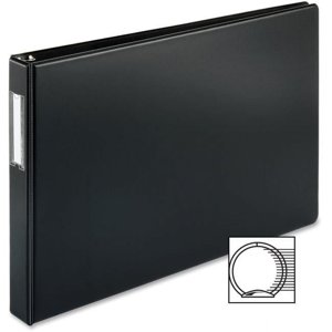 Bus. Source Tabloid-size Black Reference Binder