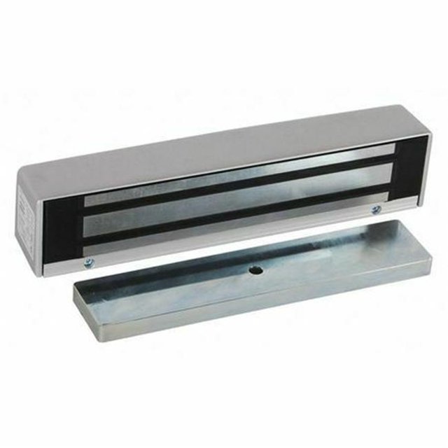 Assa Abloy Electronic Security Hardware - Securitron Eco Mag 1-200 Pound Intelligent Magalock with Bond Stat Monitor & Door Position Switch, Aluminum