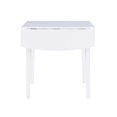 thumbnail image 4 of Linon Ervin Table Carrée à Abattants Gain de Place en Hévéa Blanc, 4 of 19