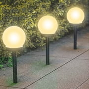 Birdeem Solar Lights Outdoor Water Resitant Led Lighting Solar Powered Outdoor Lights Solar Garden Lights for Patio Yard