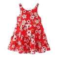 thumbnail image 1 of 2025 Robes Filles Robe Florale Grande Taille Fleur Sans Manches Plage à Bretelles 2T Cardigan, 1 of 9
