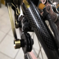 thumbnail image 4 of 2X Carbon Fibre Frame Chain Protection Sticker for Folding Bike Bicycle Rear Fork Protector Sticker, 4 of 5