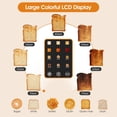 thumbnail image 4 of Touch screen Toaster 2 Slice Digital Timer Toasters with 6 Bread Types & 6 Shade Settings, Smart Extra Wide Slots Toaster with Bagel Defrost Reheat Cancel Function, 4 of 7
