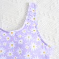 thumbnail image 4 of Kid Girl Swimsuit 2 Piece Summer Bikini Bathing Suit Striped Ruffle Bathing Suit 9-10 Years, 4 of 5