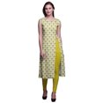 thumbnail image 1 of Bimba Kurti d'Été Sans Manches Imprimé Tunique Droite Robes pour Femmes, 1 of 6