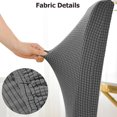 thumbnail image 3 of TFixol Stretchable Fleece Dining Chair Covers, All-Season Durable Protector for Home, Office, Hotel, and Restaurant Use, Available in Multiple Sizes and Colors., 3 of 6