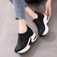 thumbnail image 4 of Fall Increased Sneakers Women Light Luxury Thick-soled Platform Platform Shoes, 4 of 9