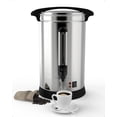 thumbnail image 1 of Cafetière Commerciale en Acier Inoxydable de 18 L, Grande Cafetière, Cafetière Commerciale, à Double Paroi Isolée, Infusion Rapide, 90 Tasses, Acier Inoxydable, 1 of 6