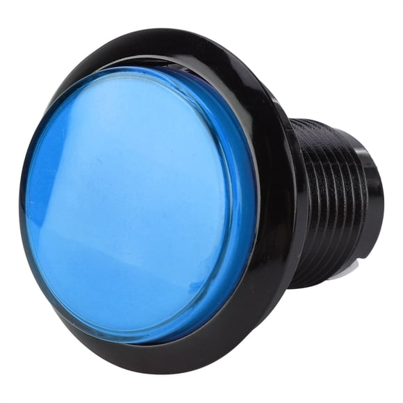 Button Lights Game Button Switches Arcade Buttons Illuminated Game Button Arcade Machine Game Button Round LED Lamp Illuminated Large Button To Arcade Machine Games DIY Part