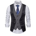 thumbnail image 1 of Mefallenssiah T-Shirts pour Hommes, Nouveau Costume Rétro Deux Pièces à Simple Boutonnage, 1 of 1