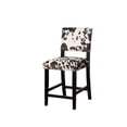 thumbnail image 1 of Tabouret de comptoir Noah imprimé vache noire, 1 of 5