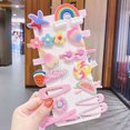 thumbnail image 1 of 14 Pcs Pinces à Cheveux pour Bébés Filles, Accessoires pour Cheveux Colorés et Mignons / Multicolore, 1 of 5