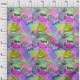 thumbnail image 3 of oneOone Polyester Spandex Lime Green Fabric Tropical Fruits Sewing Craft Projects Fabric Prints By Yard 56 Inch Wide, 3 of 4