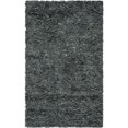 thumbnail image 1 of Safavieh Tapis Rectangulaire en Cuir Shag LSG511N-3 Gris, 1 of 1