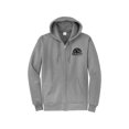 thumbnail image 1 of Gravity Outdoor Co. Zip-Up Hoodie - Athletic Heather - Black Logo - Small, 1 of 2