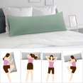 thumbnail image 2 of Unique Bargains Silky-Soft Pillowcase Microfiber Body Pillow Case Cover with Envelope Closure, 2 of 9