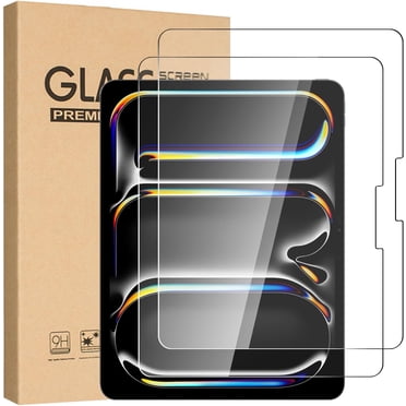 XCRS [2 Pack] Tempered Glass Screen Protector for iPad Pro 13 Inch (M4) / iPad Air 13 Inch (M2) 2024 - Protective Film Guard