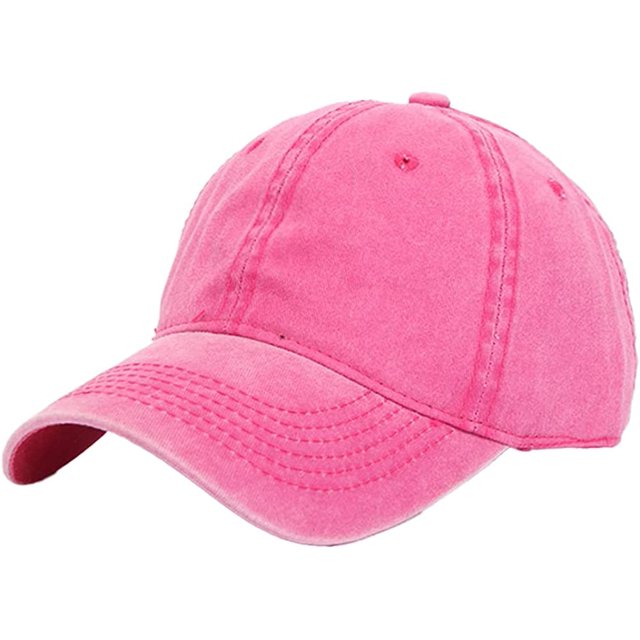 LinYooLi Retro Solid Baseball Cap for Women Men Trendy Denim Feel Soft Adjustable Skullcap Hats All Season Casual