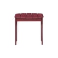 thumbnail image 3 of Riverbay Furniture Table d'Appoint Adirondack d'Extérieur en Bois de Style Transitionnel, Rouge, 3 of 12