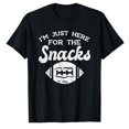 thumbnail image 1 of AALJY Just Here For Snacks American Football Funny Men W, 1 of 5