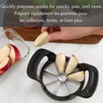 thumbnail image 4 of Mainstays Stainless Steel Apple Slicer Wedger, Black, 4 of 9