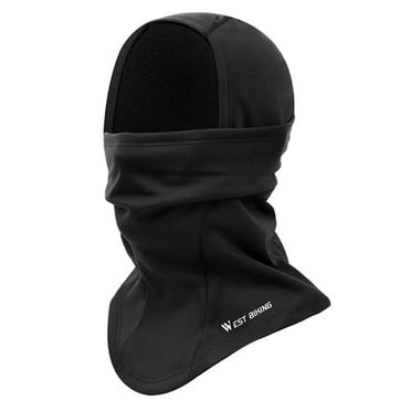 WEST BIKING Windproof Winter Balaclava for Men & Women - Multi-Functional Fleece Face Mask for Motorcycle, Skiing, Cycling, and Outdoor Sports - Black