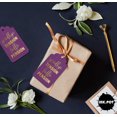 thumbnail image 4 of Inkdotpot Pack Of 100 Real Gold Foil Paper Tags Good Bye Tension Hello Pension Retirement Favor Hang Tags, 4 of 6