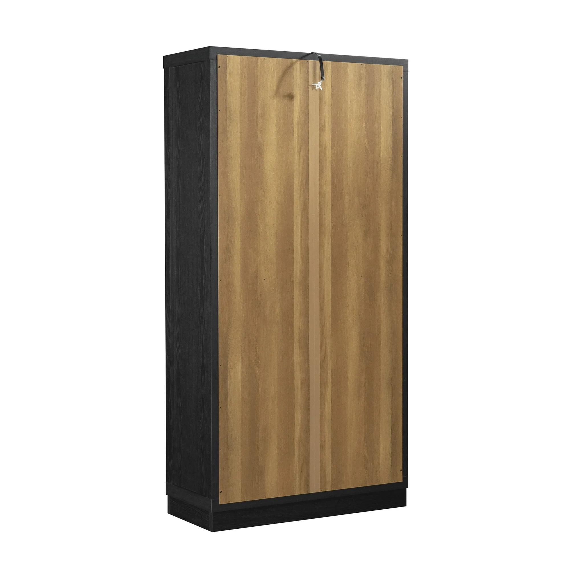 Cabinet d'accent de rangement à porte en verre Ezra de Better Homes & Gardens, finition noir riche