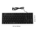 thumbnail image 2 of HLONK Keyboard Cute Gaming Clavier Computer Keyboards Office Black, 2 of 8