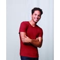 thumbnail image 4 of Hanes Mens Elevated Tee, 2XL, Carmine Red Triblend, 4 of 4