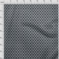 thumbnail image 3 of oneOone Organic Cotton Voile Fabric Chevron Ikat Printed Craft Fabric BTY 42 Inch Wide, 3 of 4