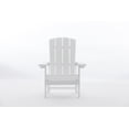 thumbnail image 4 of Chaise Adirondack Tanfly – Blanche – Polycarbonate – Usage intérieur/extérieur, 4 of 7