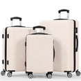 thumbnail image 1 of Sunbee Suitcase Set 3 Piece Luggage Set Carry On Hardside Luggage with TSA Lock Spinner Wheels, 1 of 6
